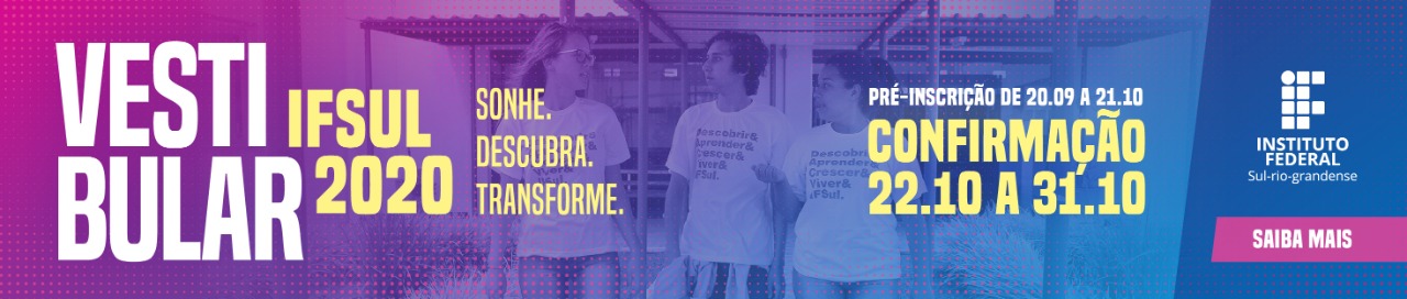 Vestibular de Verão 2020 do IFSul